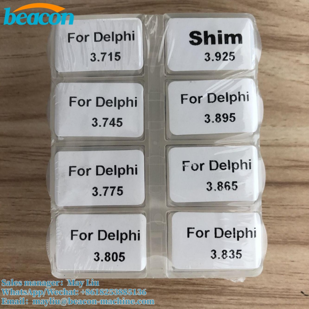 Регулировочные шайбы для пружины электромагнитного клапана форсунки Delphi