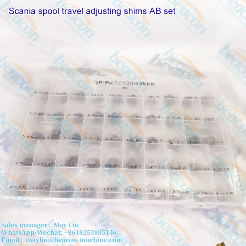 Комплект прокладок AB для игольчатого клапана форсунки Common Rail среднего давления Ford 2.9