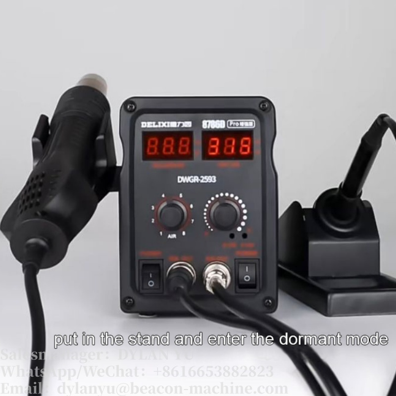 Паяльная станция Delixi с горячим воздухом G14-35