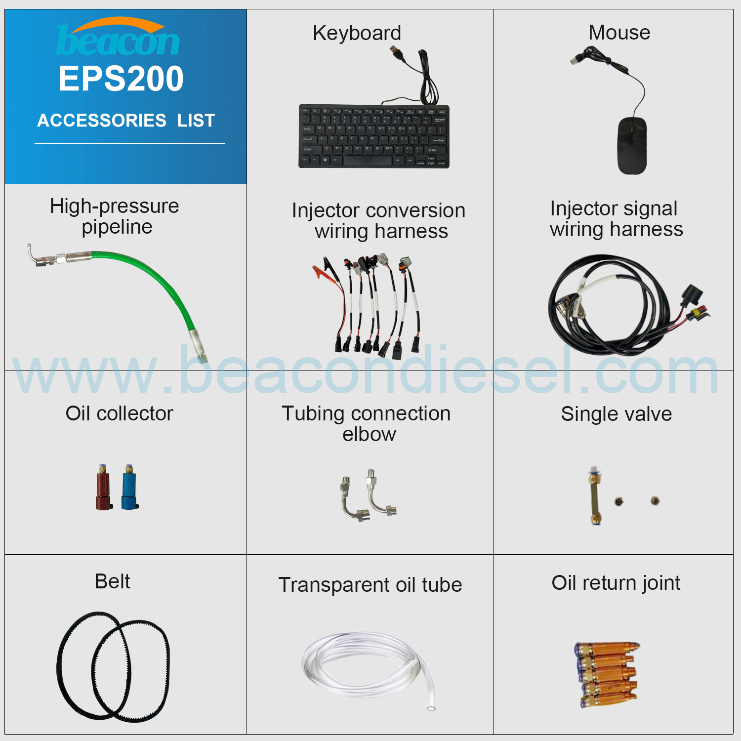 EPS200 CRDI QA Coding Function Стенд для испытаний дизельных топливных форсунок Common Rail