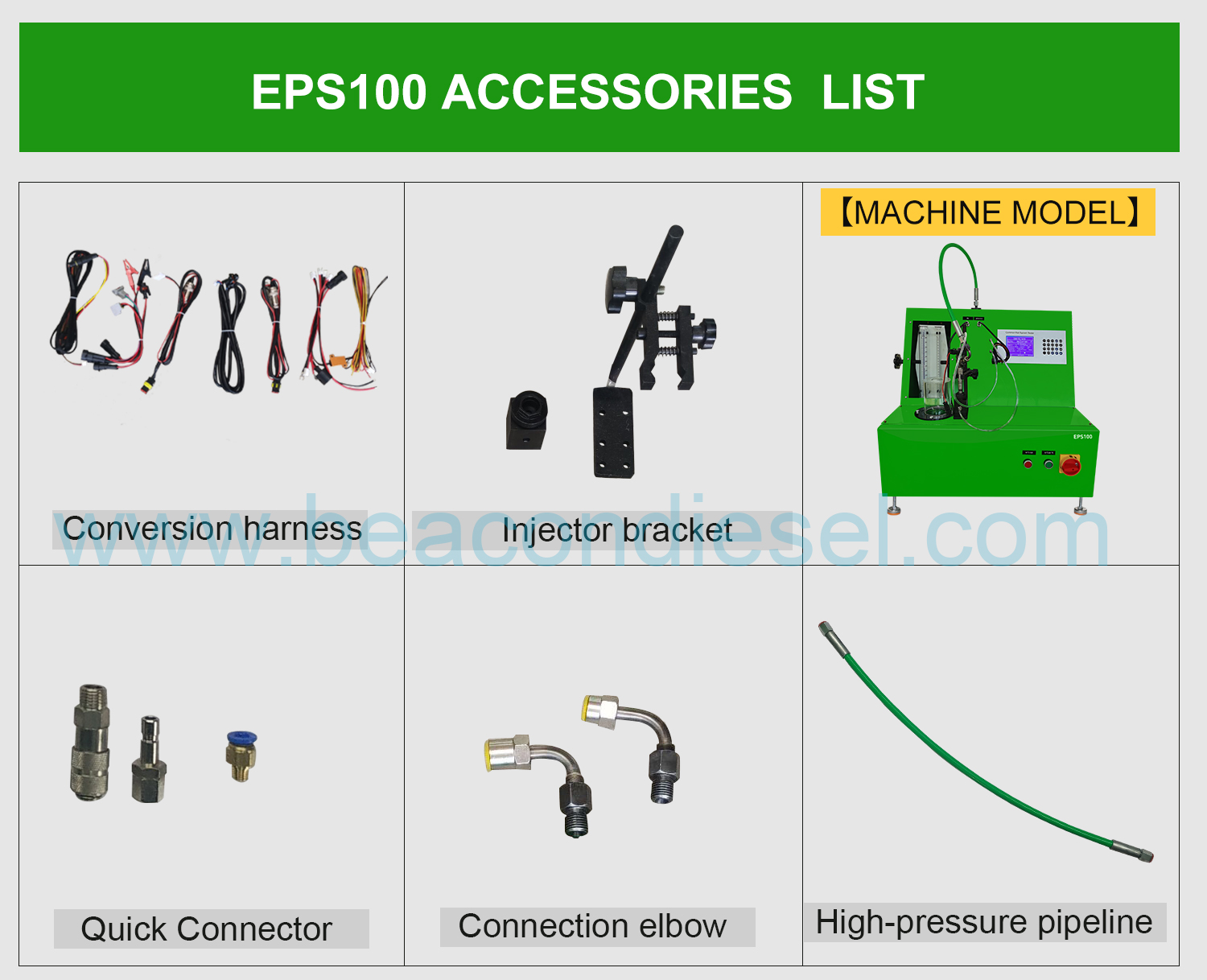 Испытательный стенд EPS100 Common Rail использовал испытательное  оборудование для форсунок Common Rail