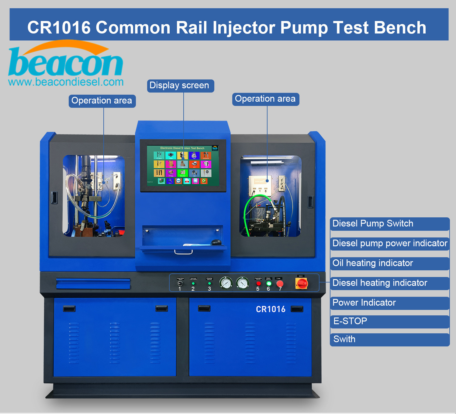 CR1016 EUI EUP оборудование для испытаний дизельных топливных форсунок Common Rail